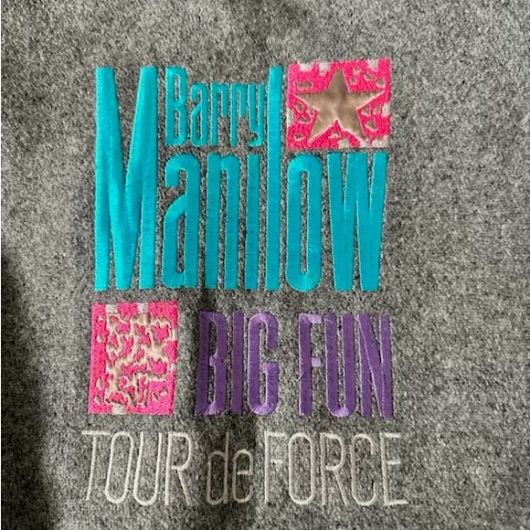 Barry Manilow “Big Fun” Tour de Force 1988 Concert Jacket Coat Size Large - Picture 3 of 13